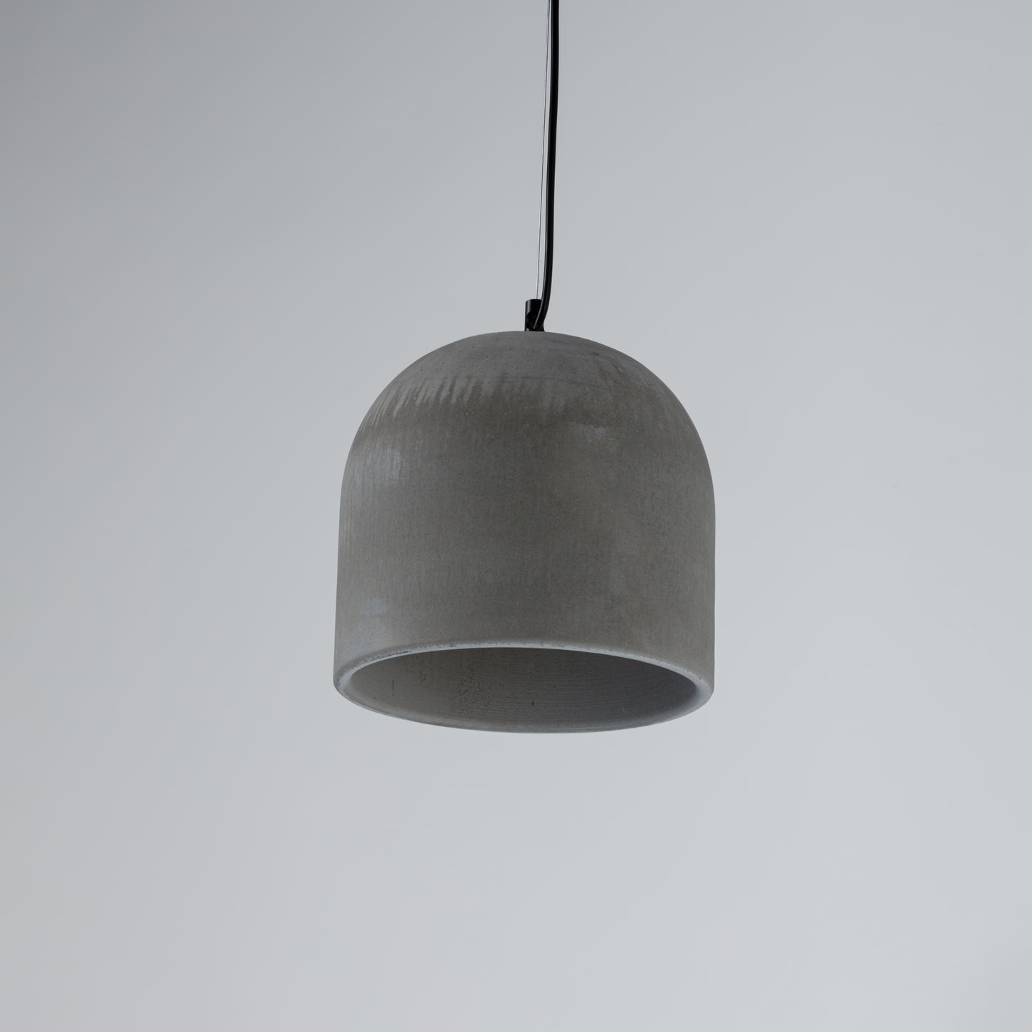 Large Black Moire Concrete Pendant Lamp, Modern Pendant Lamp