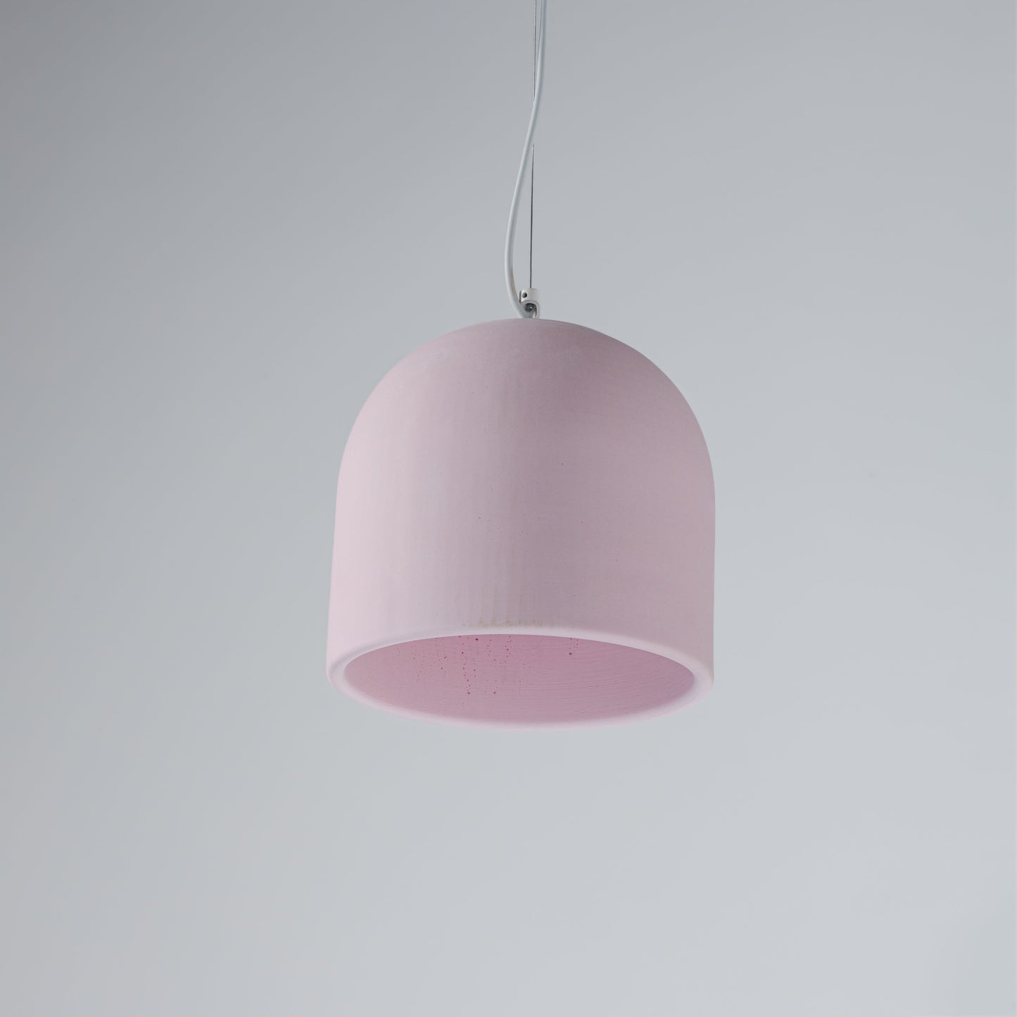 Large Pink Concrete Pendant Lamp, Modern Pendant Lamp