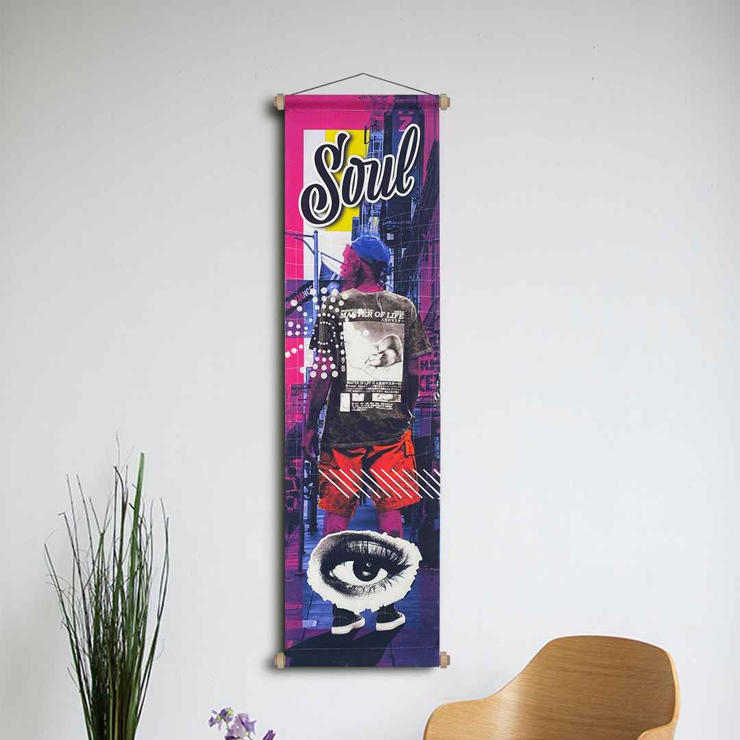 Soul of the Street Tapestry Poster Set, Wall Decoration