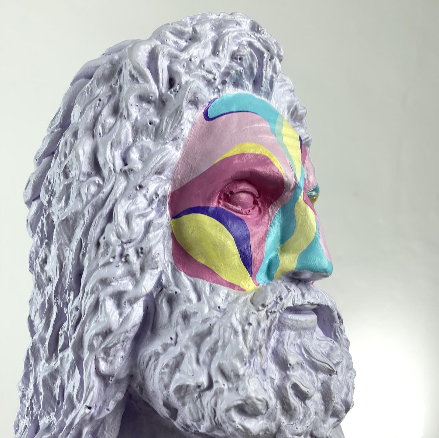 Zeus 'Tribe' Pop Art Sculpture, Modern Home Decor
