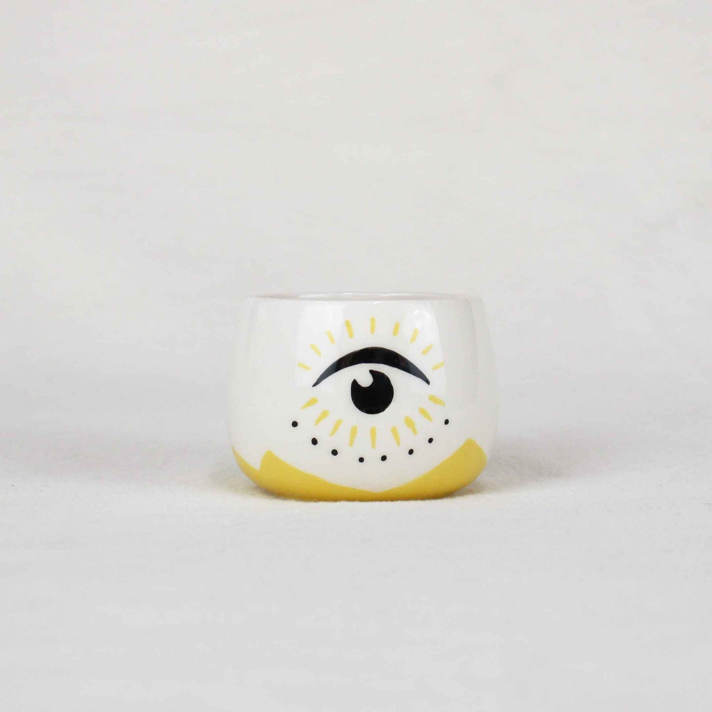 "Look" Small Ceramic Glass, Design Ceramic Kitchenware