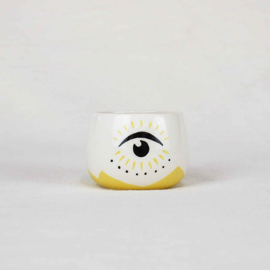 "Look" Small Ceramic Glass, Design Ceramic Kitchenware