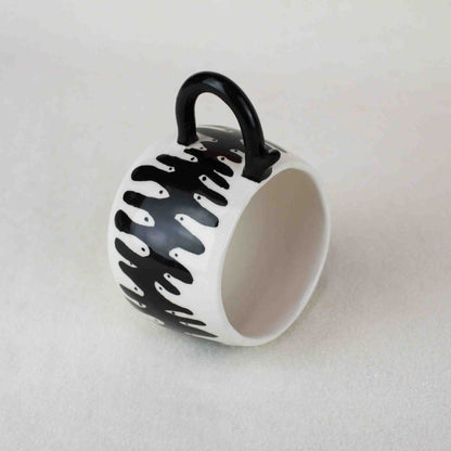 "Ink" Small Ceramic Cup, Design Ceramic Kitchenware