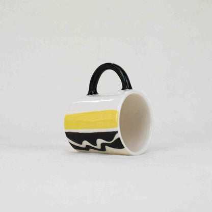 "Draw" Small Ceramic Mug, Design Ceramic Kitchenware