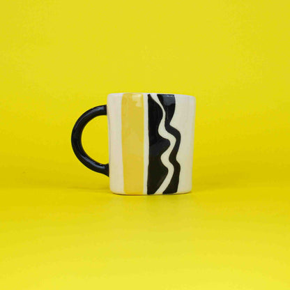 "Draw" Small Ceramic Mug, Design Ceramic Kitchenware