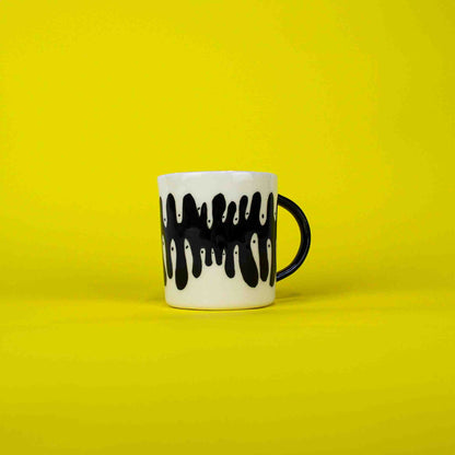 "Ink" Small Ceramic Mug, Design Ceramic Kitchenware