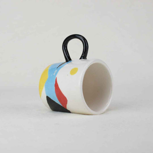 "Vacation" Small Ceramic Mug, Design Ceramic Kitchenware