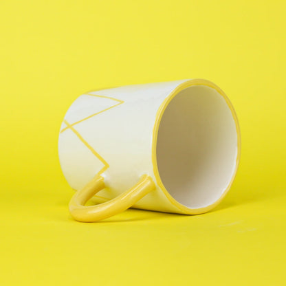 "Yellow Mountain" Small Ceramic Mug, Design Ceramic Kitchenware