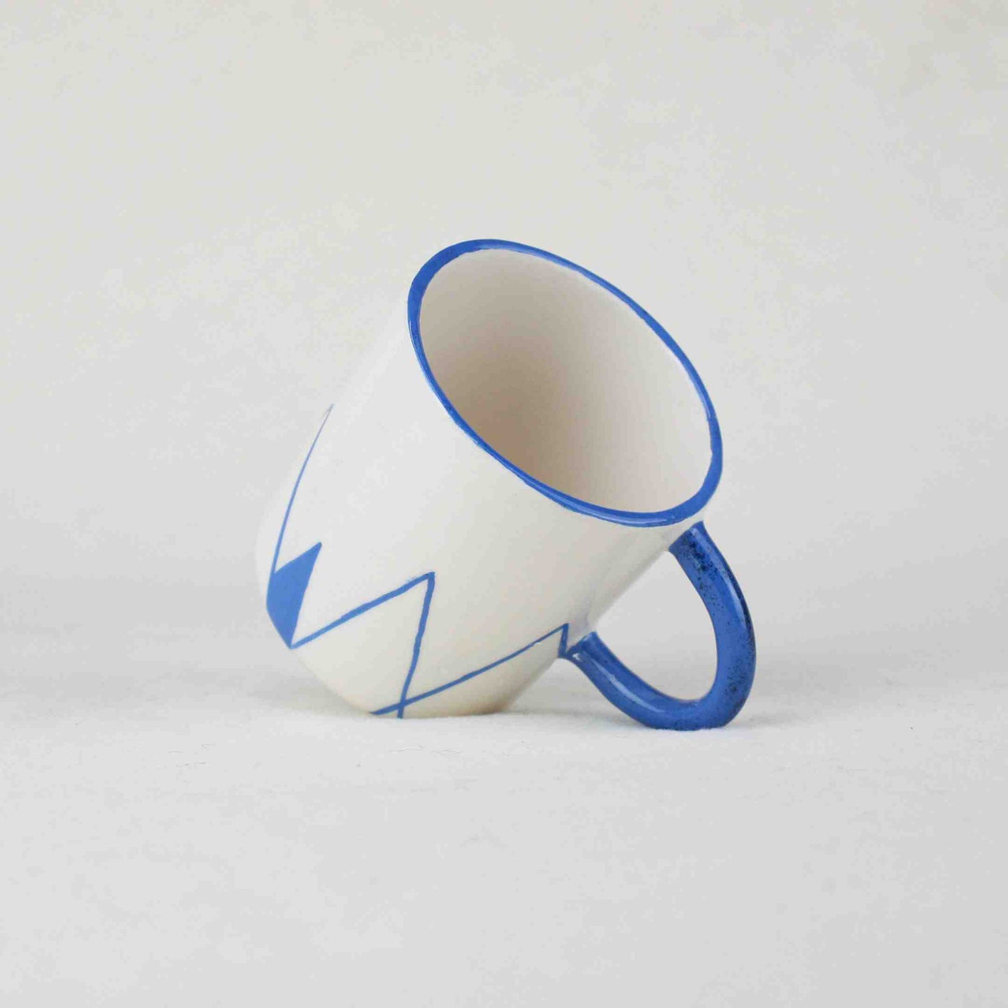 "Blue Mountain" Small Ceramic Mug, Design Ceramic Kitchenware