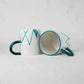 "Green Mountain" Small Ceramic Mug, Design Ceramic Kitchenware