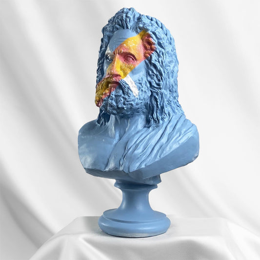 Zeus 'Move' Pop Art Sculpture, Modern Home Decor