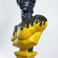 David 'Yellow Drop' Pop Art Sculpture, Modern Home Decor, Large Sculpture