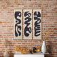 Shock in Three Tapestry Poster Set, Wall Decoration