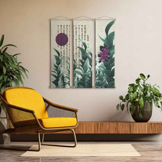 Story of the Flower Tapestry Poster Set, Wall Decoration