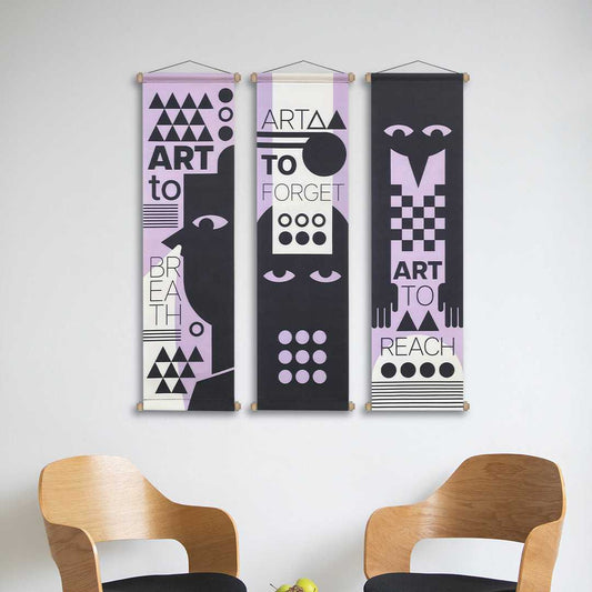 Art To Tapestry Poster Set, Wall Decoration
