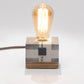 Anthracite Concrete Table Lamp with Toggle Switch "Circuit", Modern Table Lamps