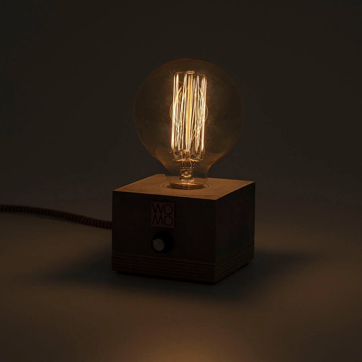 Dimmable Raw Concrete Table Lamp, Modern Table Lamps