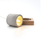Raw Concrete Table Lamp "Donut", Modern Table Lamps