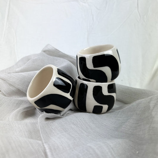 "Bold" Small Ceramic Mug, Design Ceramic Kitchenware
