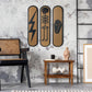 Skateboard Wall Art Set, "Skeleton" Hand-Painted Wall Decor