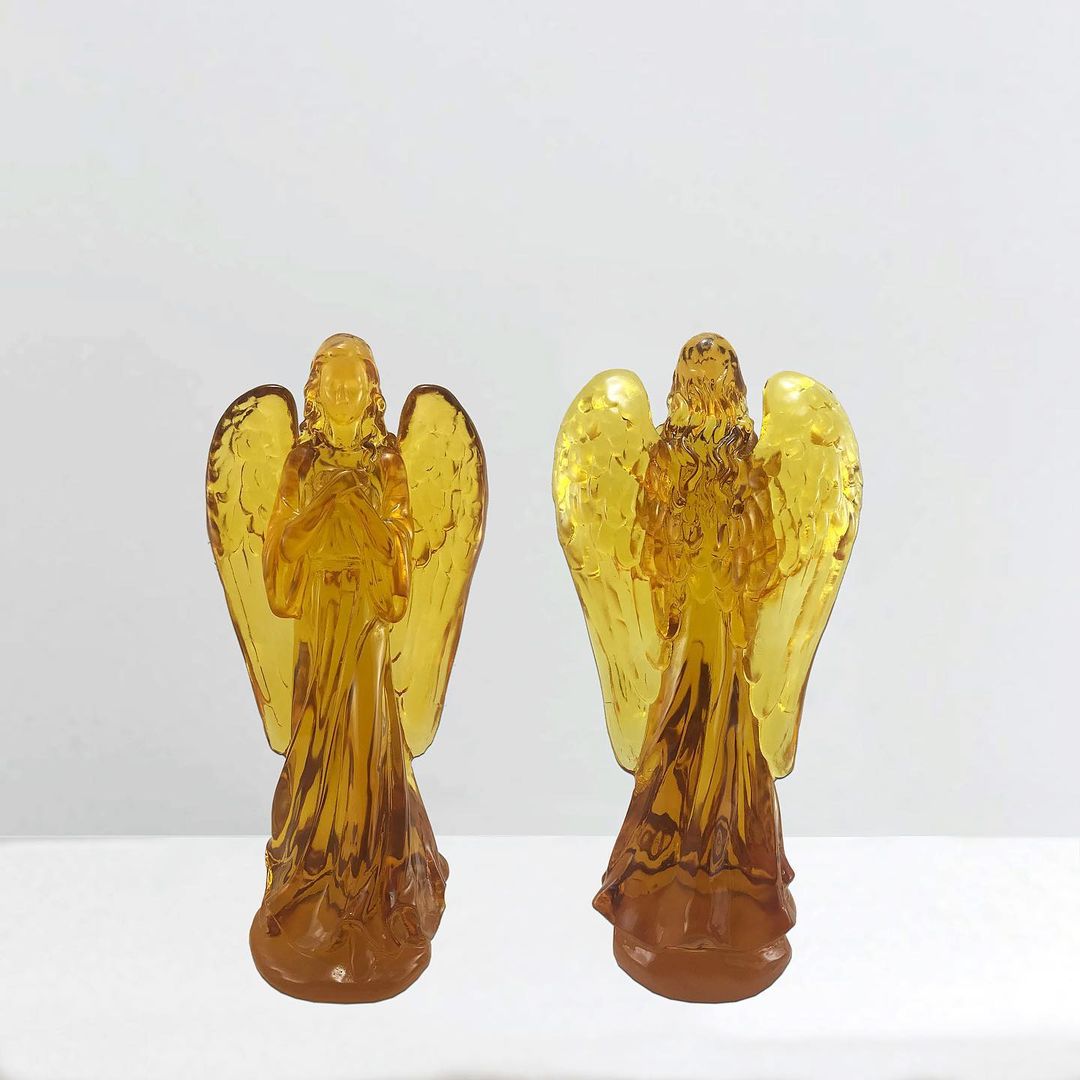 Angel Resin Figure, Modern Epoxy Home Decor