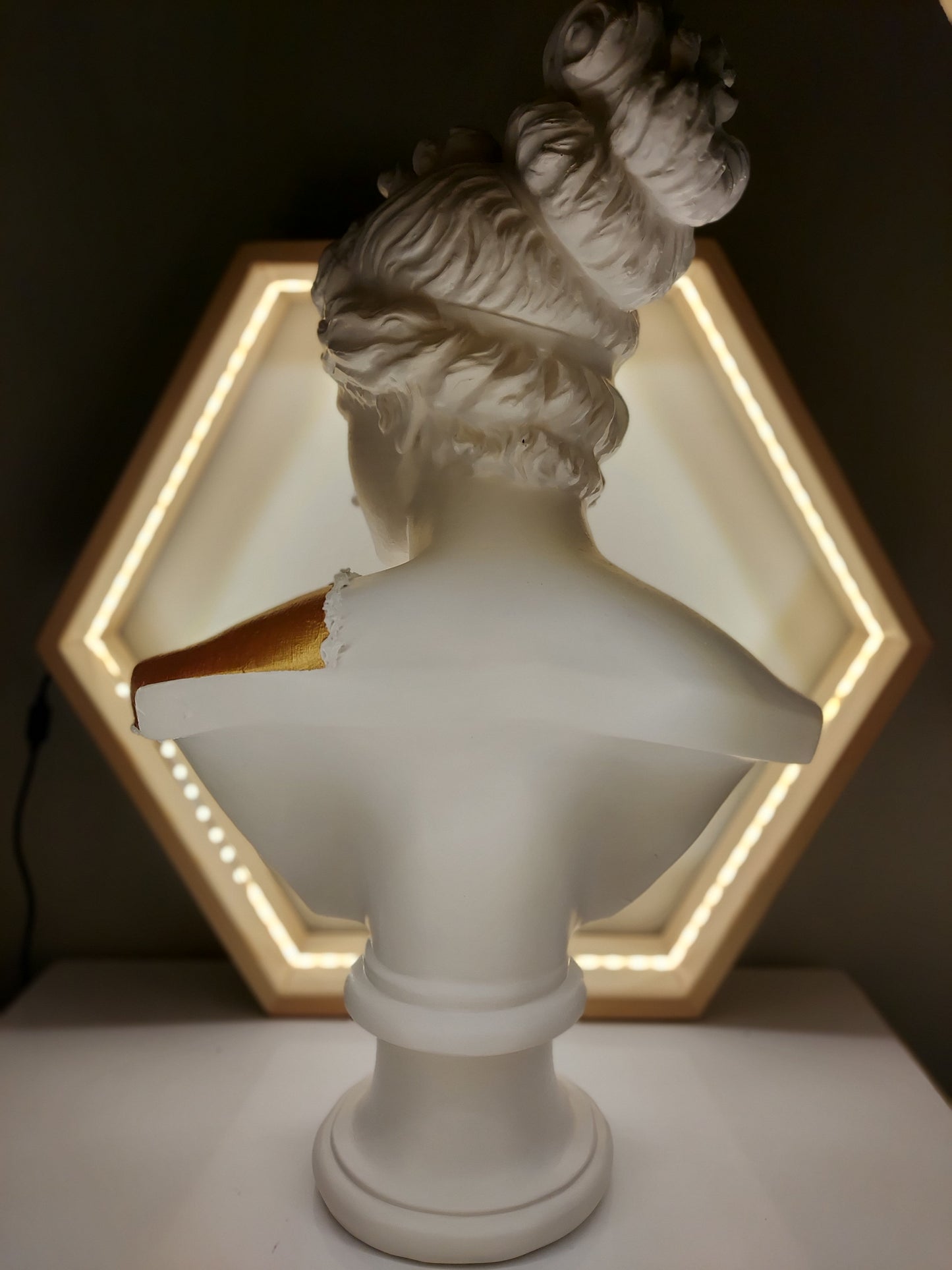 Diana 'Gold Belt' Pop Art Sculpture, Modern Home Decor