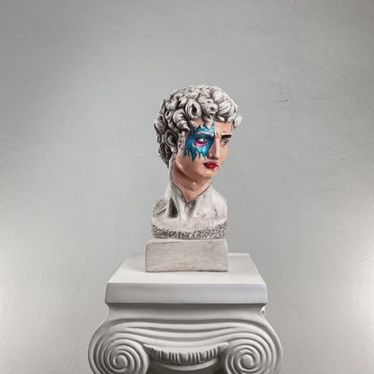 David 'Pop Art Zombie' Pop Art Sculpture, Modern Home Decor