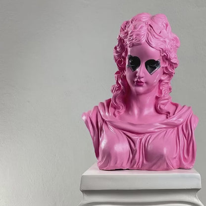 Hera 'Love is Blind' Pop Art Sculpture, Modern Home Decor