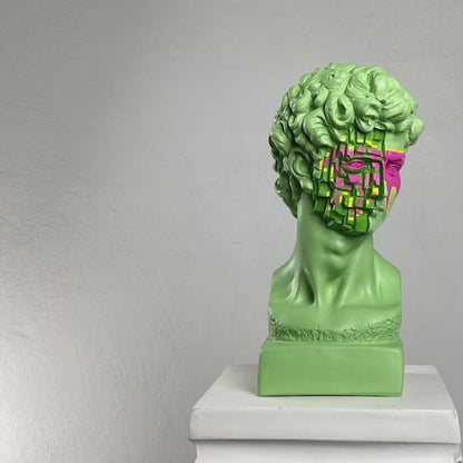 David 'Pinxel' Pop Art Sculpture, Modern Home Decor