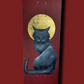 Skateboard Wall Art Set, "Holy Cat" Hand-Painted Wall Decor