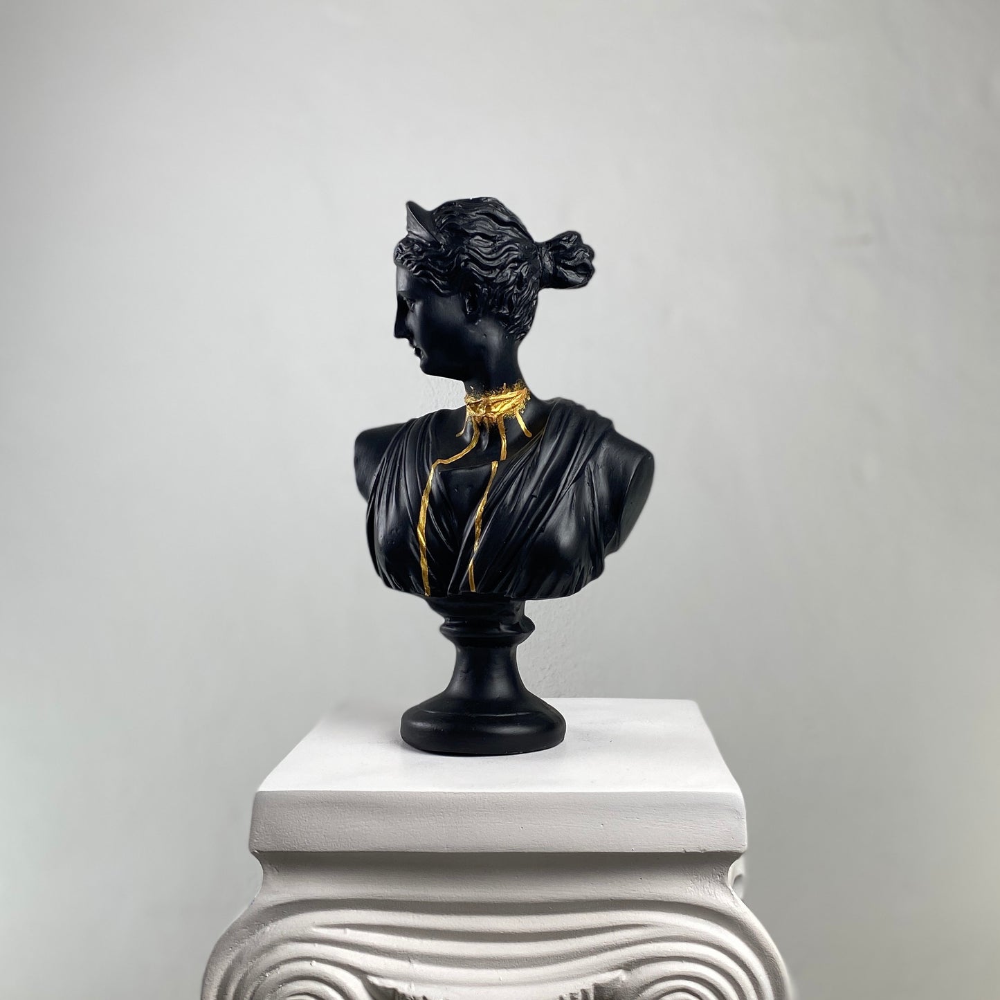 Artemis 'Gold Blood' Pop Art Sculpture, Modern Home Decor