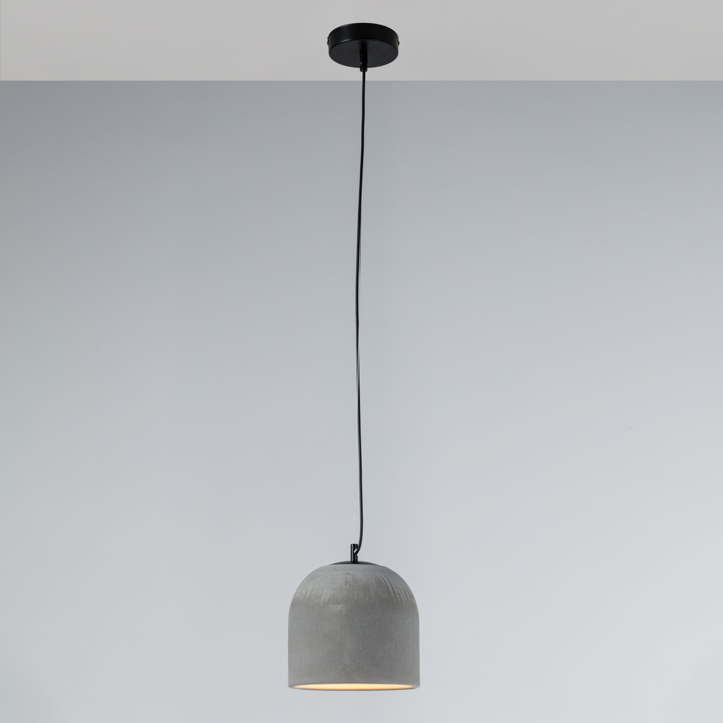 Large Grey Concrete Pendant Lamp, Modern Pendant Lamp