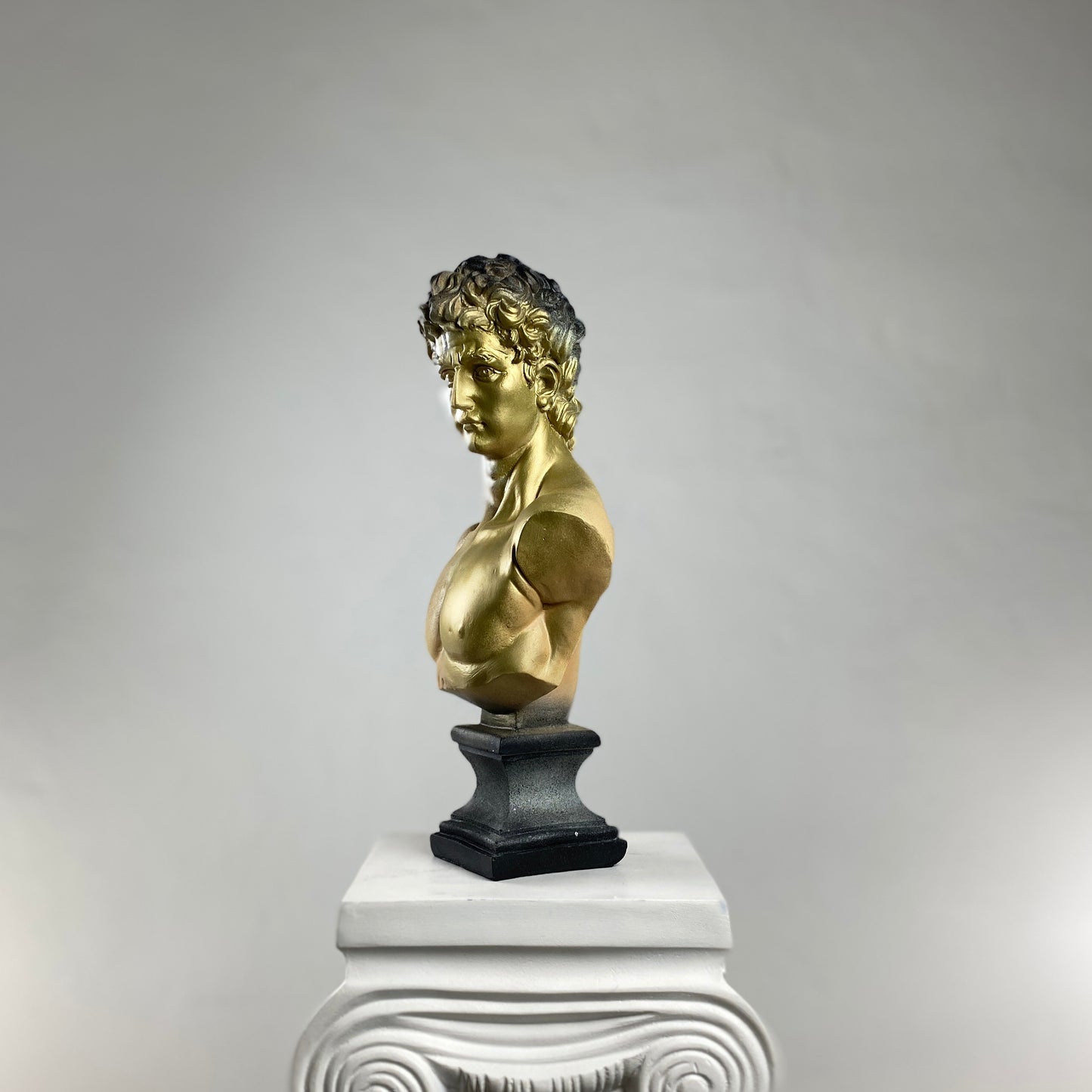 David 'Lux' Pop Art Sculpture, Modern Home Decor, Large Sculpture