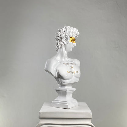 David 'New York' Pop Art Sculpture, Modern Home Decor, Large Sculpture