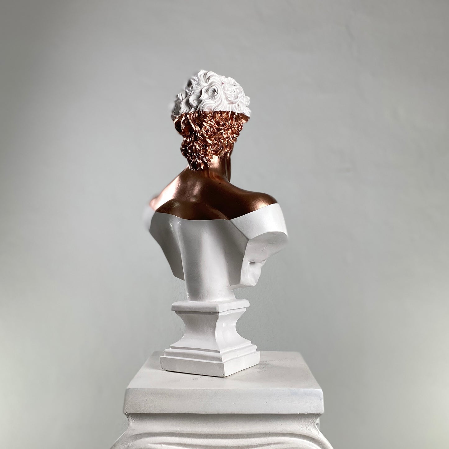 David 'Royal Copper' Pop Art Sculpture, Modern Home Decor, Large Sculpture