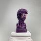 David 'Purple Pop' Pop Art Sculpture, Modern Home Decor