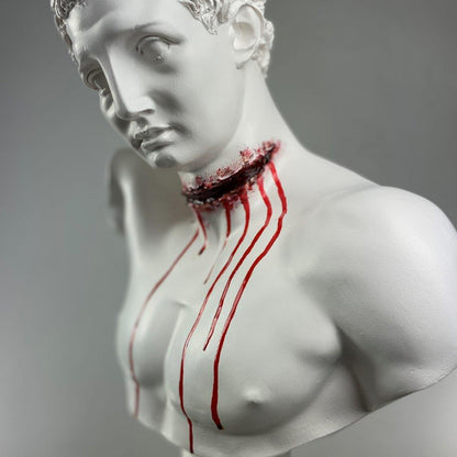 Hermes 'Cut Throat' Pop Art Sculpture, Modern Home Decor, Large Sculpture
