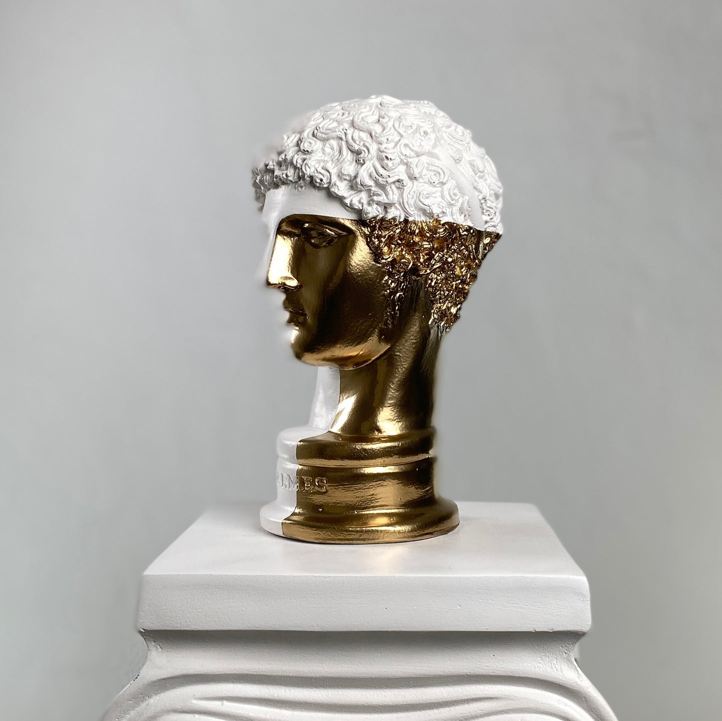 Hermes 'Gold Mail' Pop Art Sculpture, Modern Home Decor