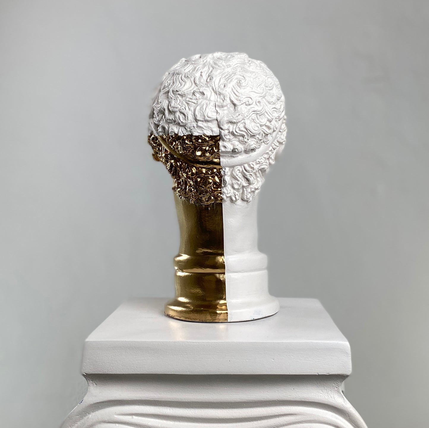 Hermes 'Gold Mail' Pop Art Sculpture, Modern Home Decor