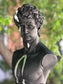 David 'Silver Streak' Pop Art Sculpture, Modern Home Decor, Large Sculpture