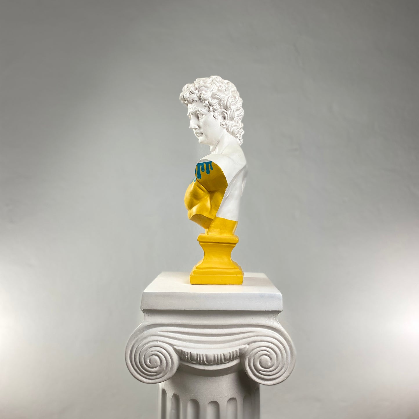 David 'Leak' Pop Art Sculpture, Modern Home Decor, Large Sculpture