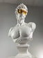 David 'Gold Mask' Pop Art Sculpture, Modern Home Decor, Large Sculpture