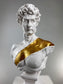 David 'Silver Belt' Pop Art Sculpture, Modern Home Decor, Large Sculpture