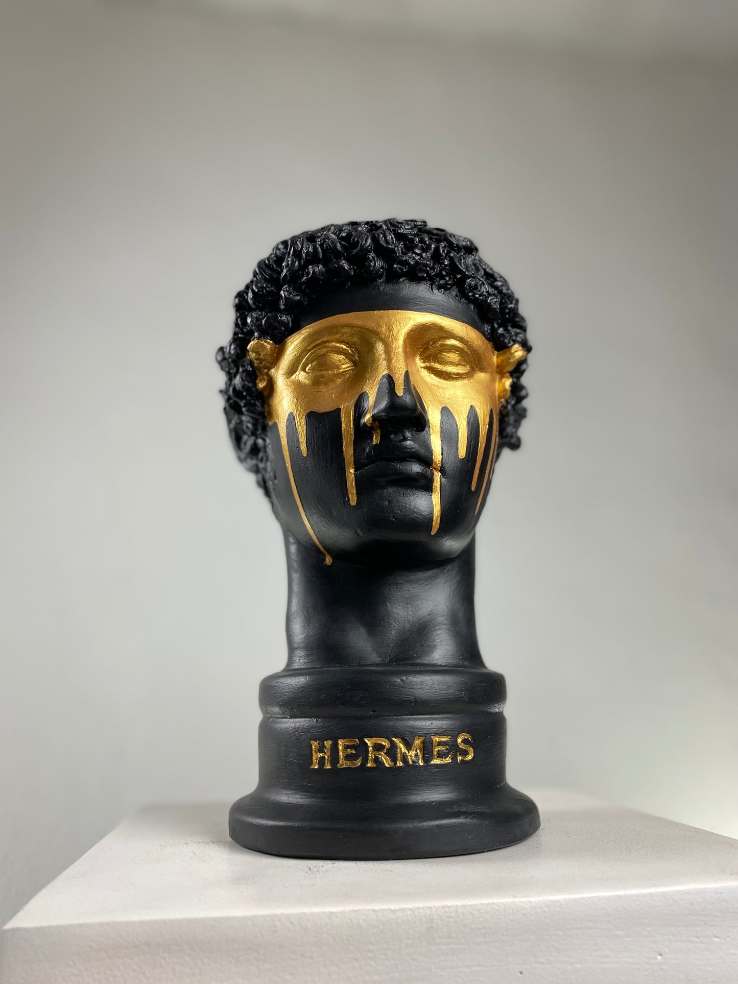 Hermes 'Treasue' Pop Art Sculpture, Modern Home Decor
