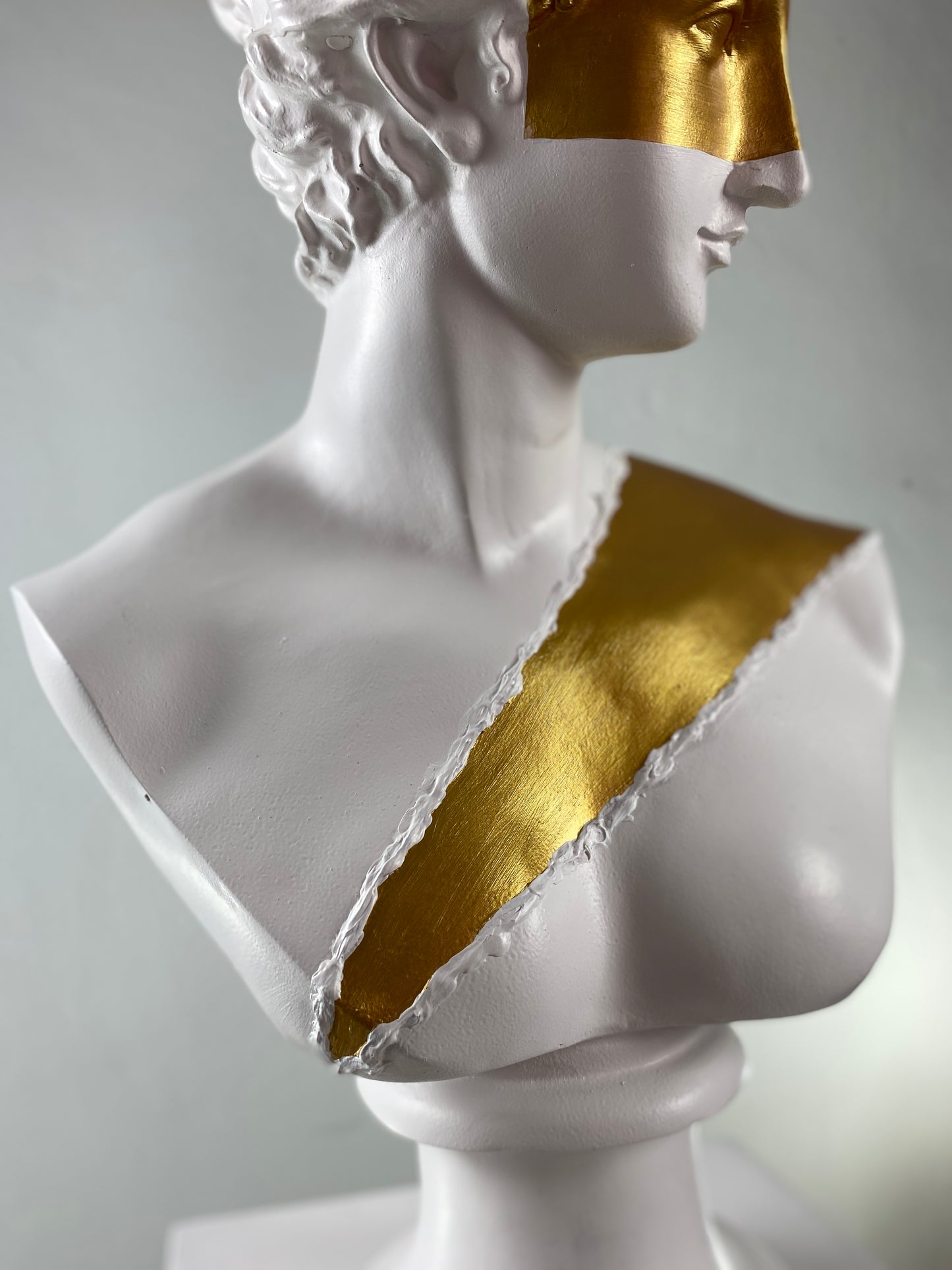 Diana 'Gold Mask and Belt' Pop Art Sculpture, Modern Home Decor