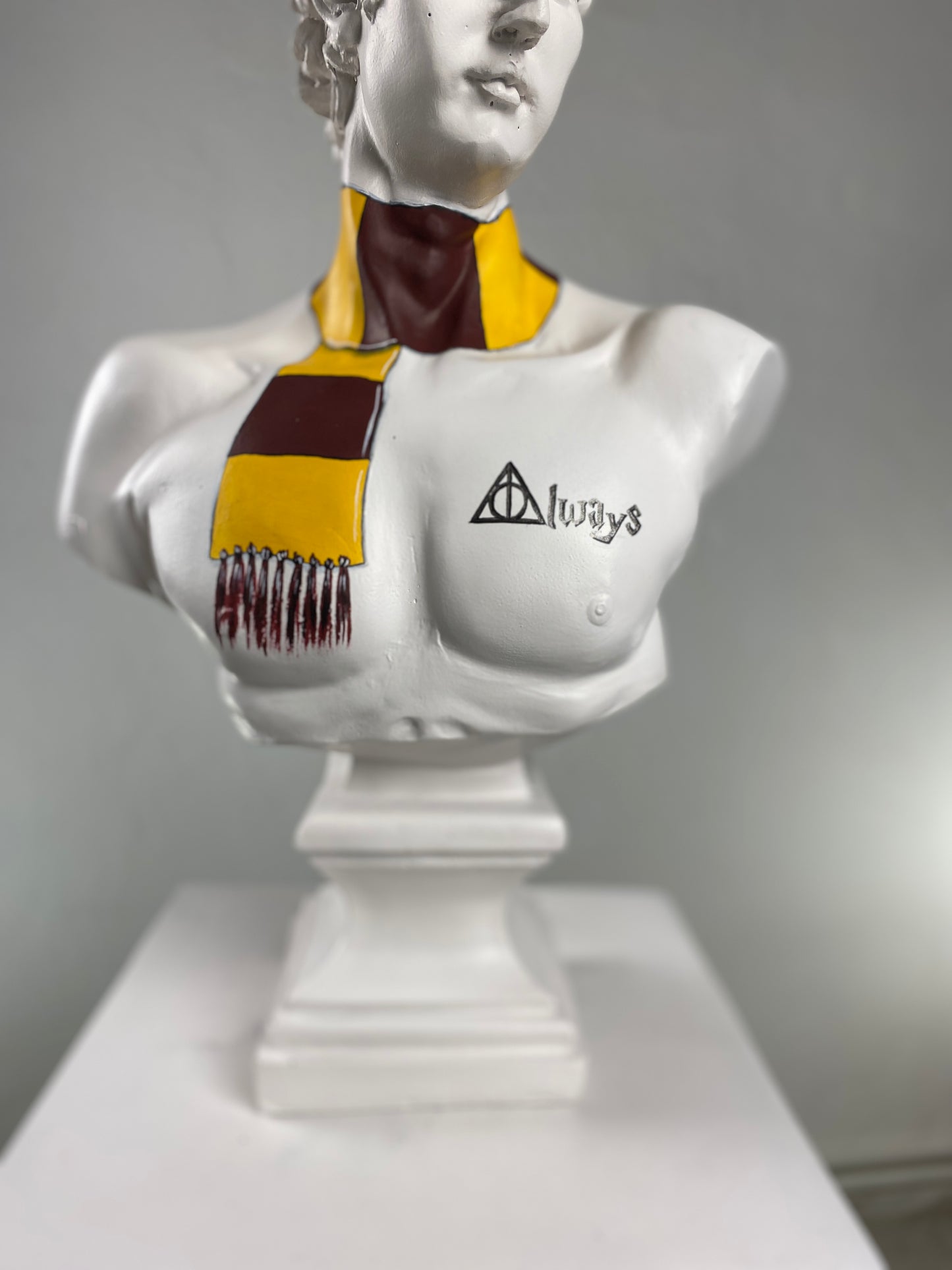 David 'Harry Potter' Pop Art Sculpture, Modern Home Decor, Large Sculpture