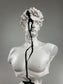 David 'Black Streak' Pop Art Sculpture, Modern Home Decor, Large Sculpture