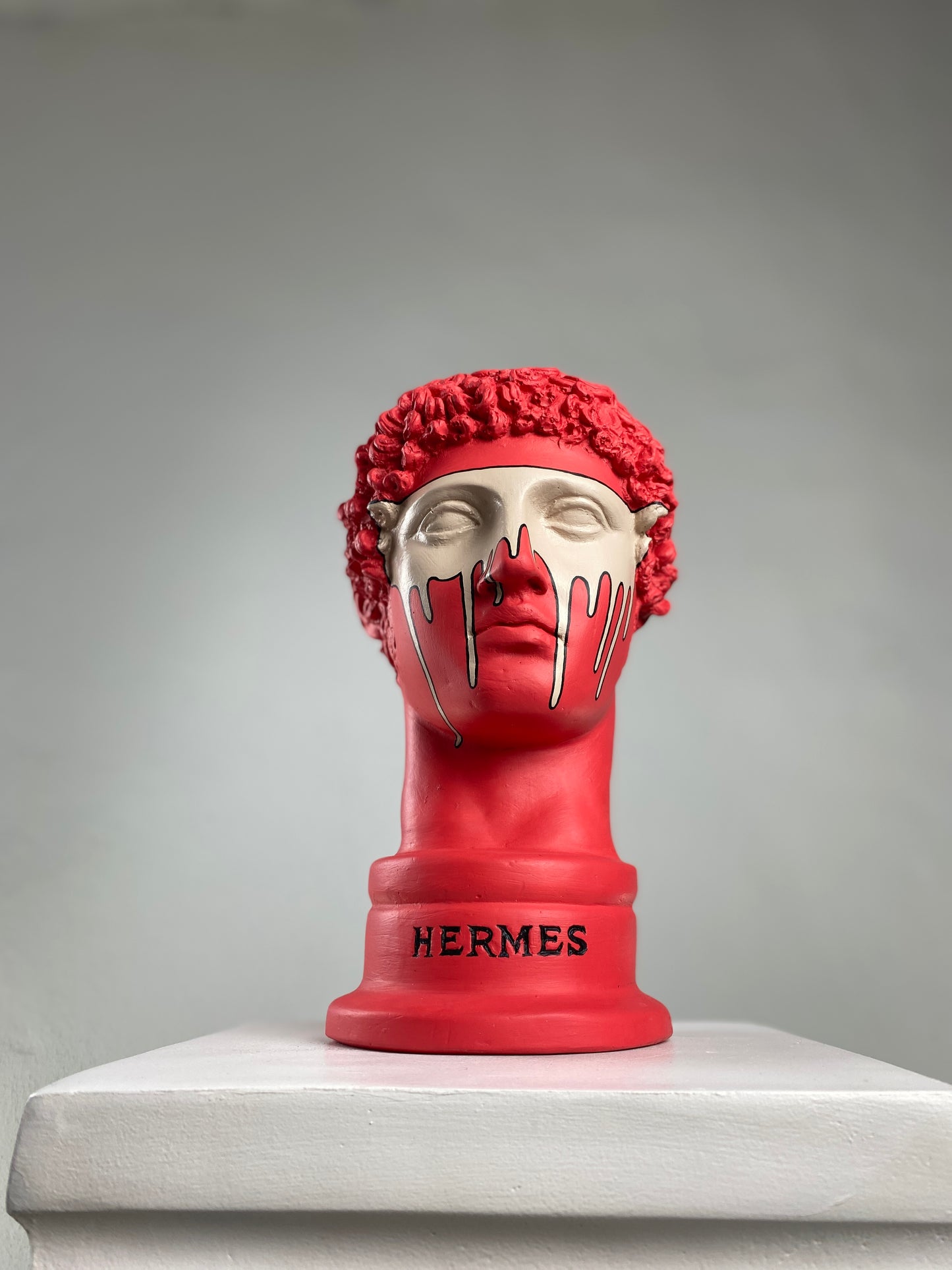 Hermes 'Dynamite' Pop Art Sculpture, Modern Home Decor