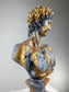 David 'Marble' Pop Art Sculpture, Modern Home Decor, Large Sculpture