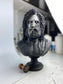 Zeus 'Silver Scar' Pop Art Sculpture, Modern Home Decor